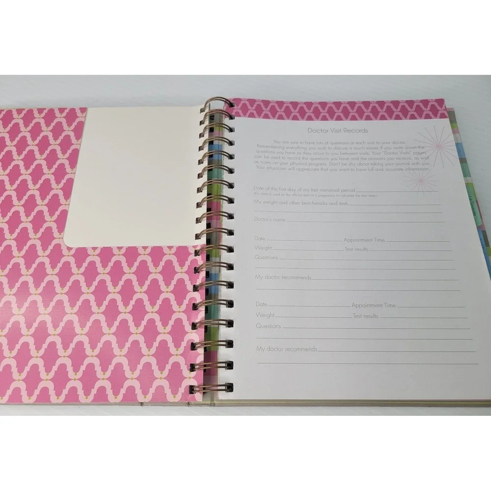 C.R. Gibson‎ Pregnancy Journal Multi Stripe Robin Zingone Memory Book